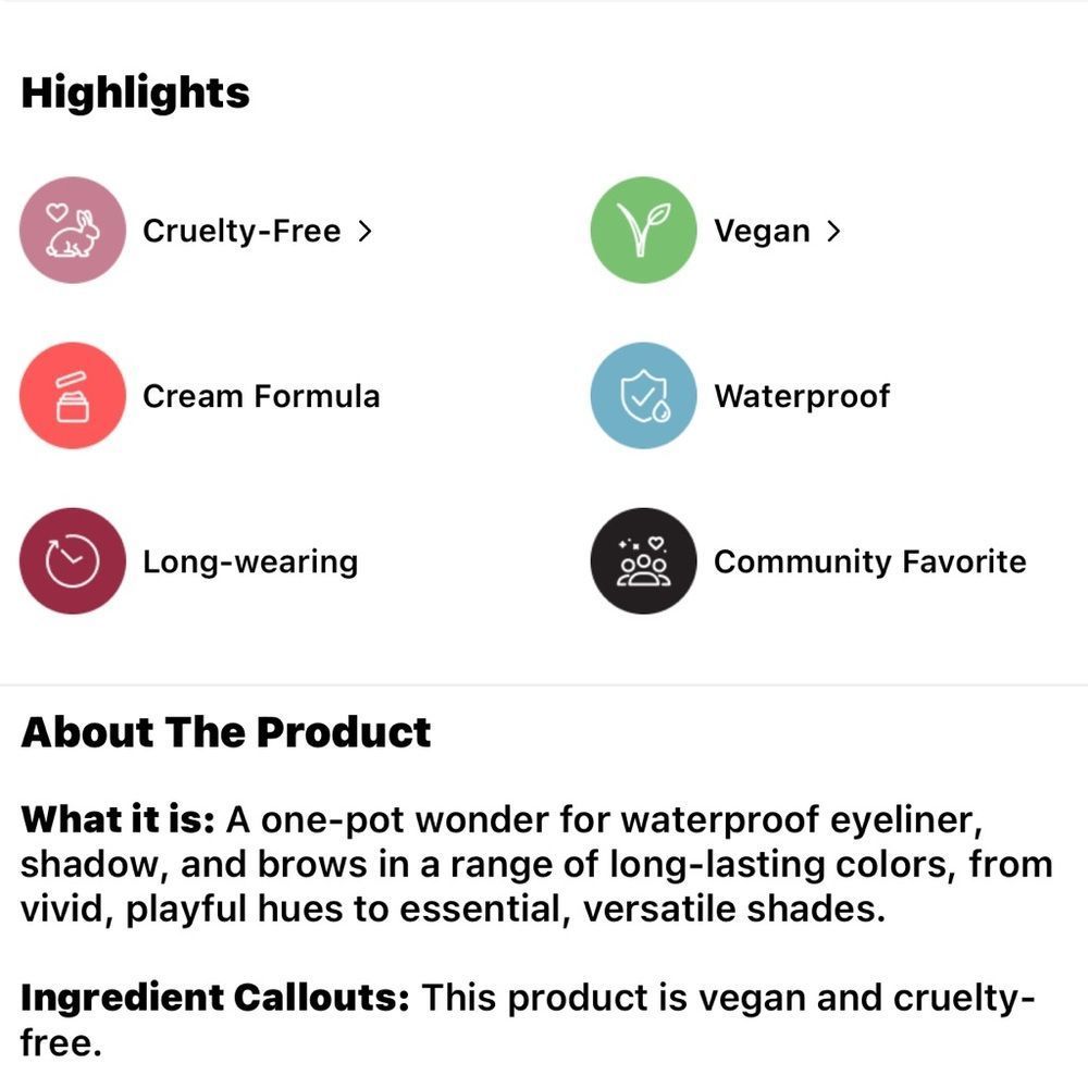 🌻2/$20 KVD Roxy Purple - bright grape
Super Pomade Eyeliner Shadow
Brow New - Picture 5 of 9